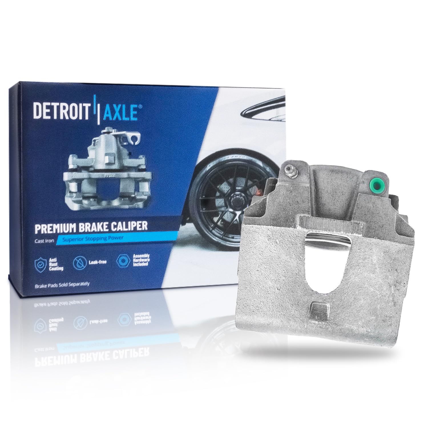 Detroit Axle - Front Left Brake Caliper for 2000 2001 2002 Dodge Dakota