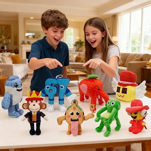 Miniatura 6 de Steal a Brainrot - Juguete de peluche, lindo animal de peluche suave, regalo coleccionable para los fanáticos del juego (6 piezas A)