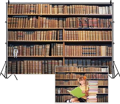 رف كتب عتيق مقاس 7x5 قدم، لافتة خلفية، رف كتب خشبي عتيق، مكتبة، مكتبة مدرسية، مجموعة كتب، خلفية تصوير فوتوغرافي، كتب عتيقة قديمة، خلفية رف كتب، صور بورتريه، دعائم