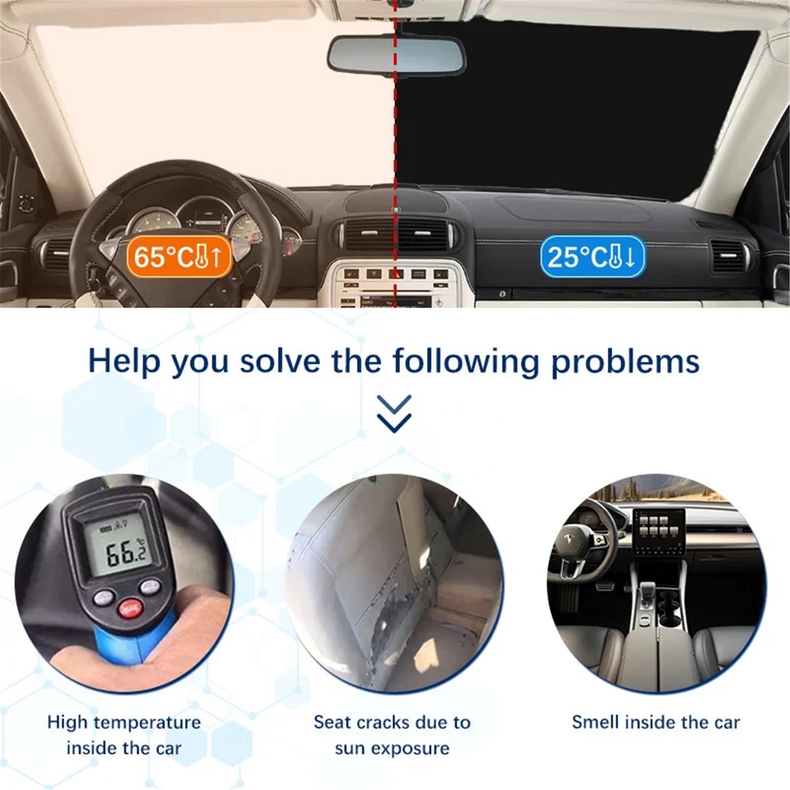 Compatibile Con Jeep Wrangler JL Wrangler JK Parabrezza Parasole Protezione Solare Protezione Visiera Pieghevole