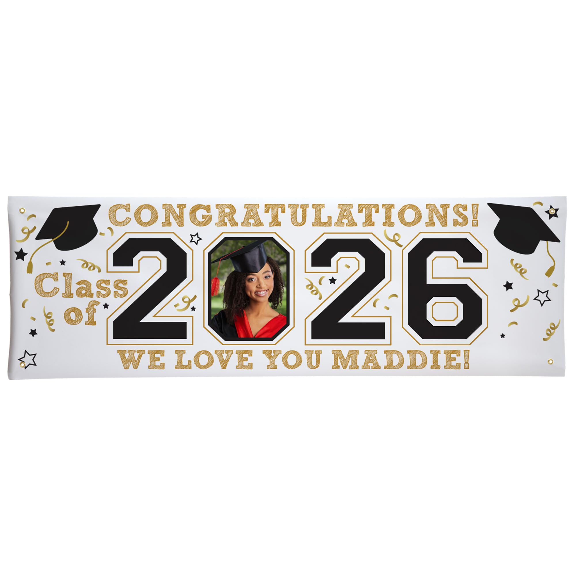 Let's Make Memories Personalized Graduation Banner