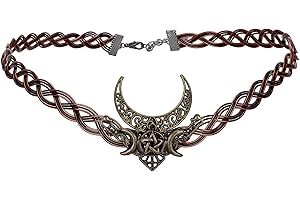 Handmade Fairy Circlet Moon Crown - Medieval Fairy Headpiece