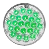 GG Grand General 82276 4 Inch Pearl Green/Clear 24 Led with 1157 Bulb Socket