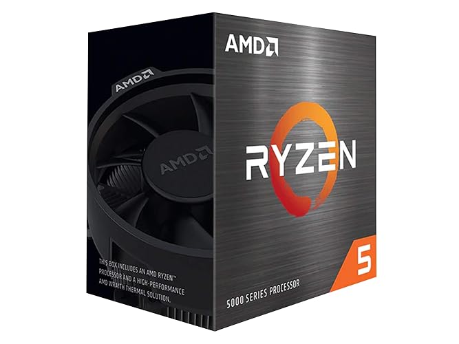 AMD Ryzen 5 5600 6-Core, 12-Thread Unlocked Desktop Processor with Wraith Stealth Cooler - Desktop Processor