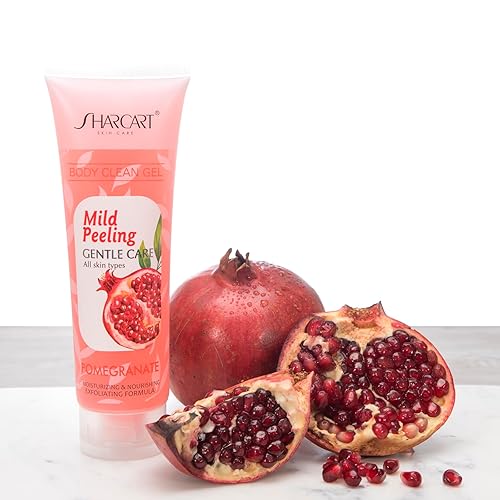 Miniatura 7 de Exfoliante corporal con granada hidratante y exfoliante corporal, cara, manos, pies, limpieza profunda 6.7 fl.oz. 6.8 fl oz (granada)