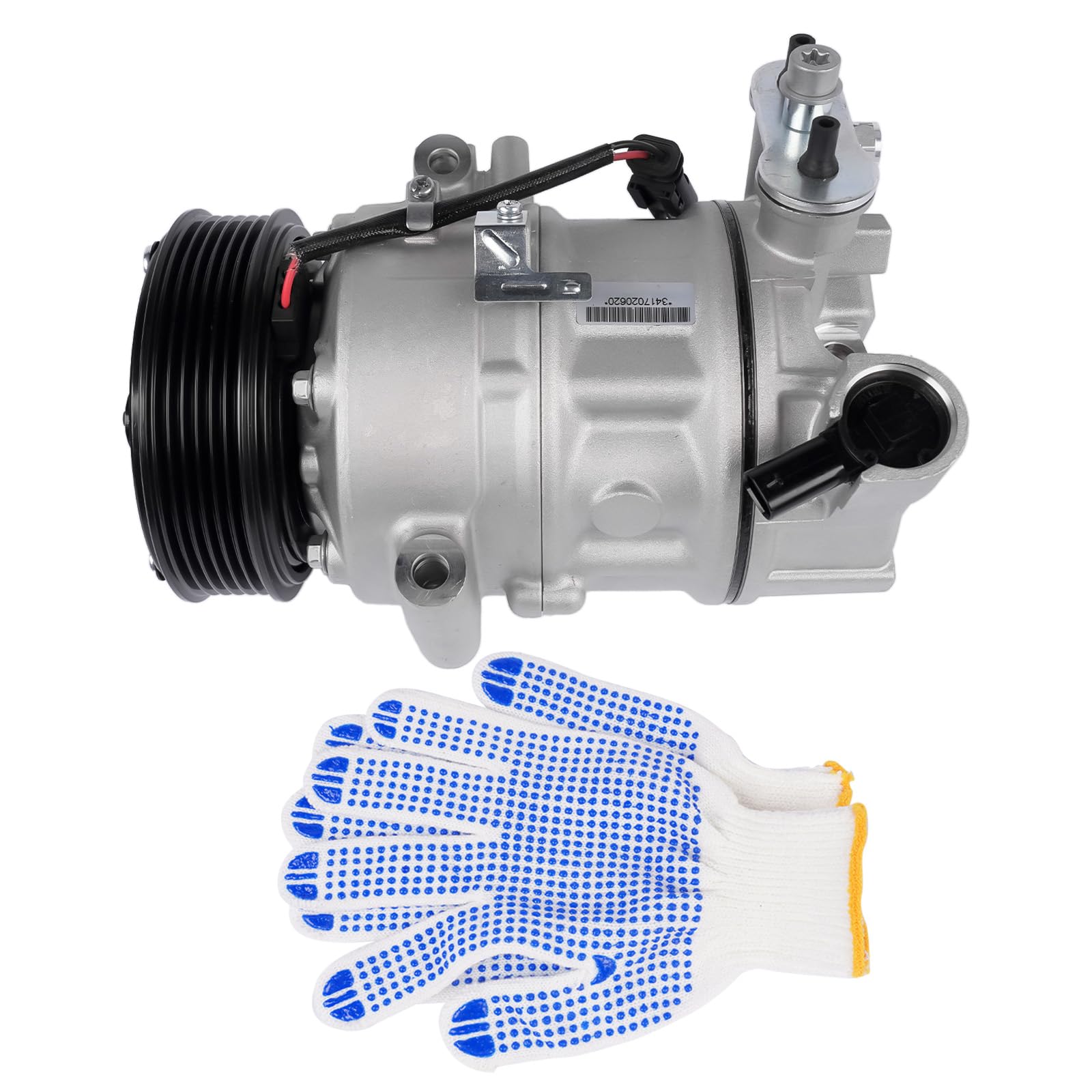 Compresseur de Climatisation 2 Pôles Compatible avec Astra J P10 Caravan GTC Cascada W13 Zafira Tourer C P12 2010-2020 1618493