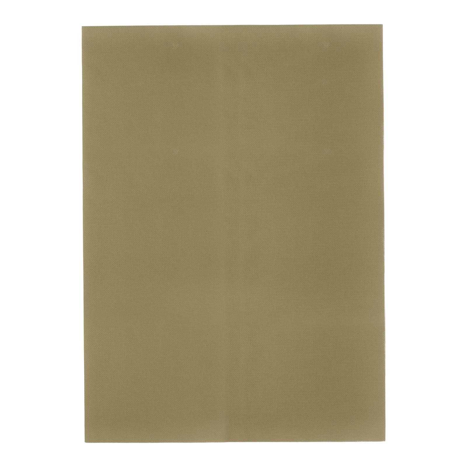 HARFINGTON 11 Count Cross Stitch Cloth 20 by 28 Inch Cross Stitch Fabric Classic Reserve Embroidery Cloth for Craft Embroidery, Handmade Needlework, DIY Handicrafts, Dark Camel