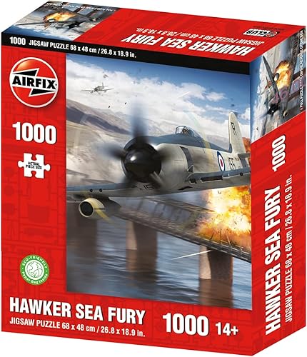 Airfix Hawker Sea Fury Military Aviation - Rompecabezas de 1000 piezas HVCAX0001