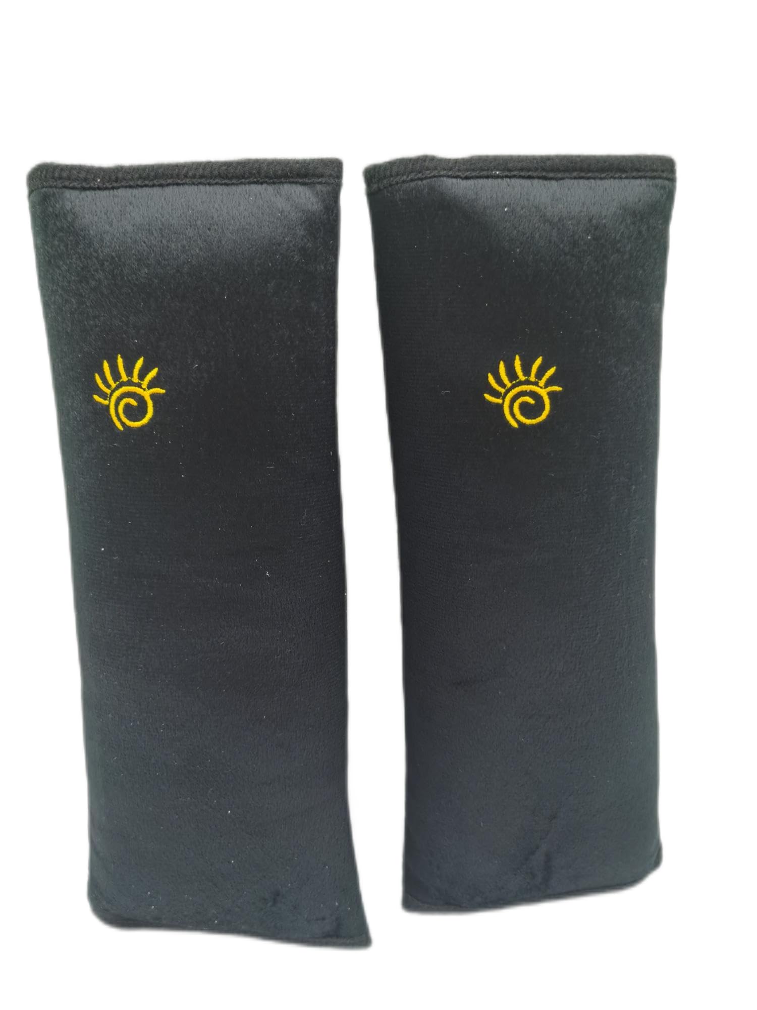 CYBERNOVA 2Stück AutoFahrzeug Seat Gürtel Harness Schulter Pad Cover auto kissen kindersitz polster autositz gurtpolsterfür Kinder Baby Kopf Support schlafen während der Reise (schwarz+schwarz)