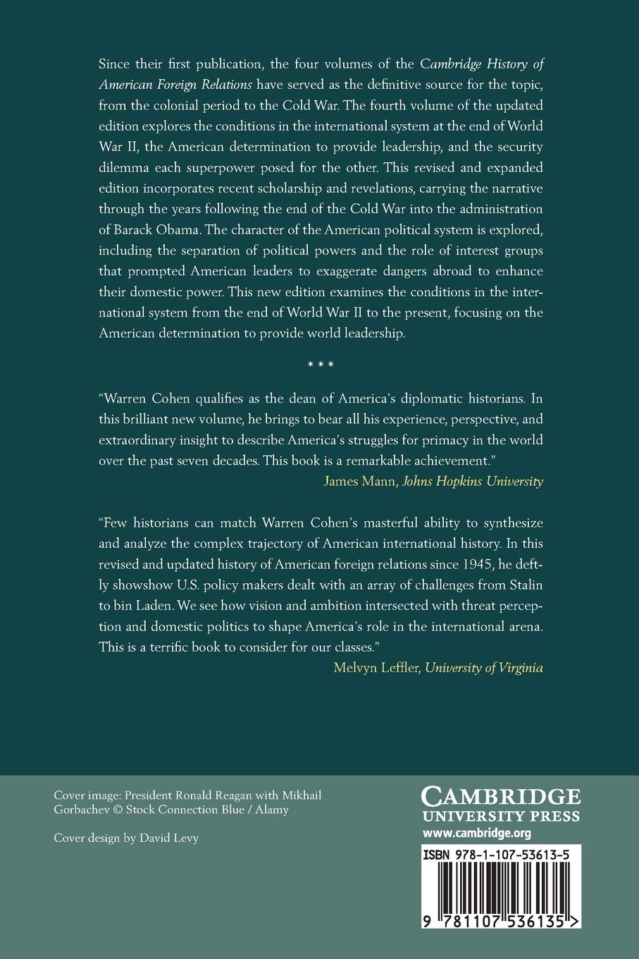 The New Cambridge History of American Foreign Relations: Volume 4, Challenges to American Primacy, 1945 to the Present