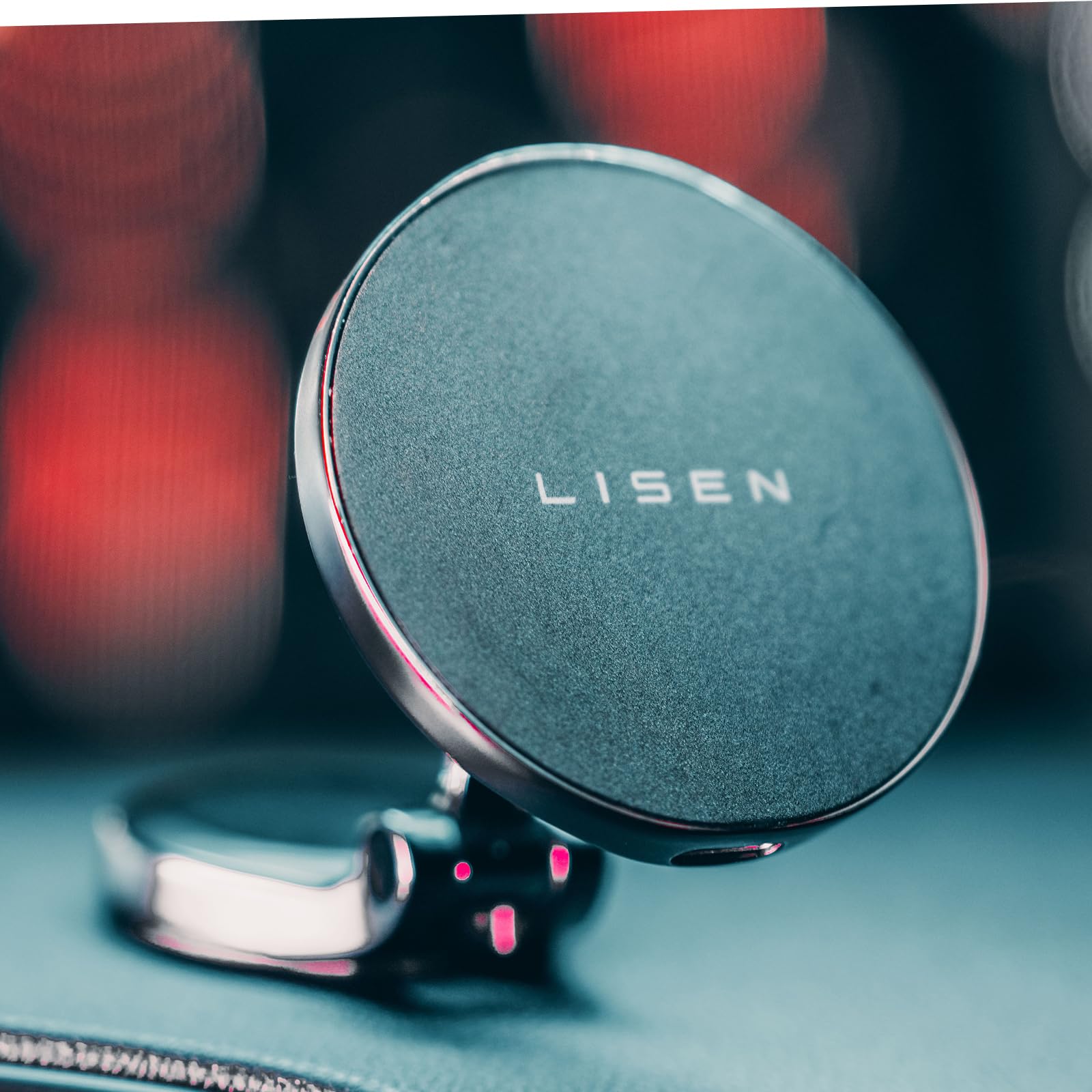 LISEN for Magsafe Car Mount Charger, Wireless Car Charger 15W Fast Charging Magsafe Car Charger Dashboard Windshield Phone Mount for Car Fits iPhone 15 Pro Max 14 13 Samsung Galaxy S24