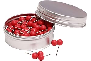 100 Pack Sharpened Map Tacks