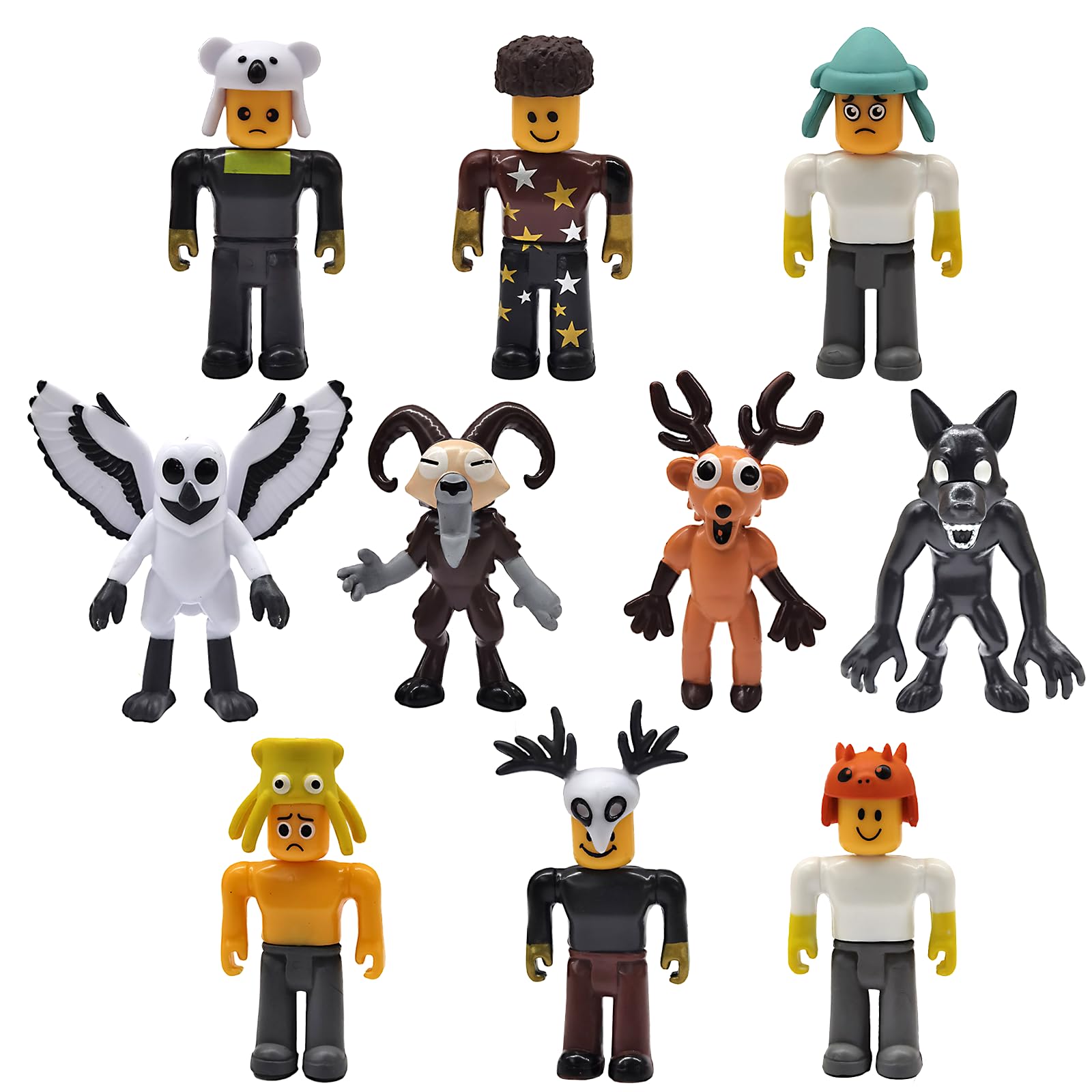 10PCS 99 Nights In The Forest Figures,99 nights in the forest toys,Monster Action Figure,Game Character Dolls,Funny Toy Model Set,Creative Gifts for Collectors Fans Boys Girls for Festival