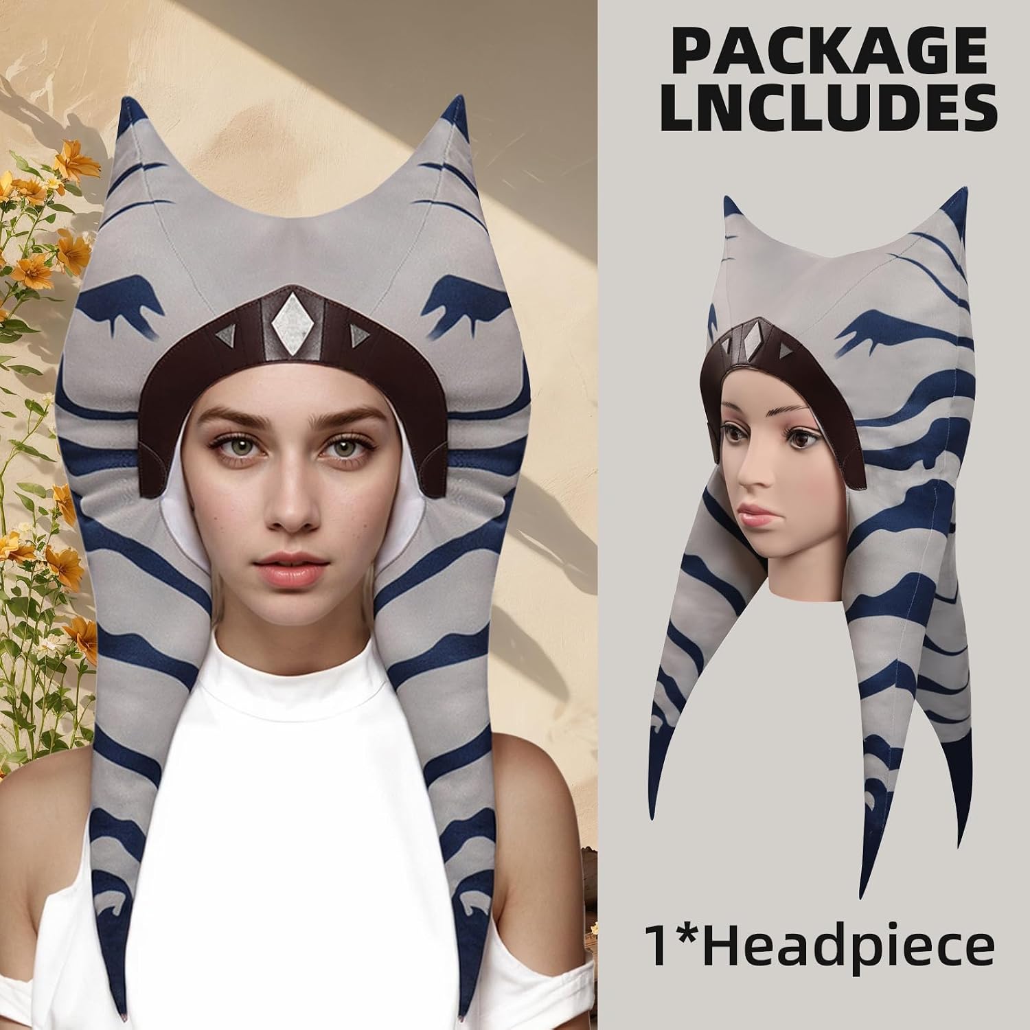 Adults Clone Costume Headpiece Women Anime Cosplay Hat for Halloween