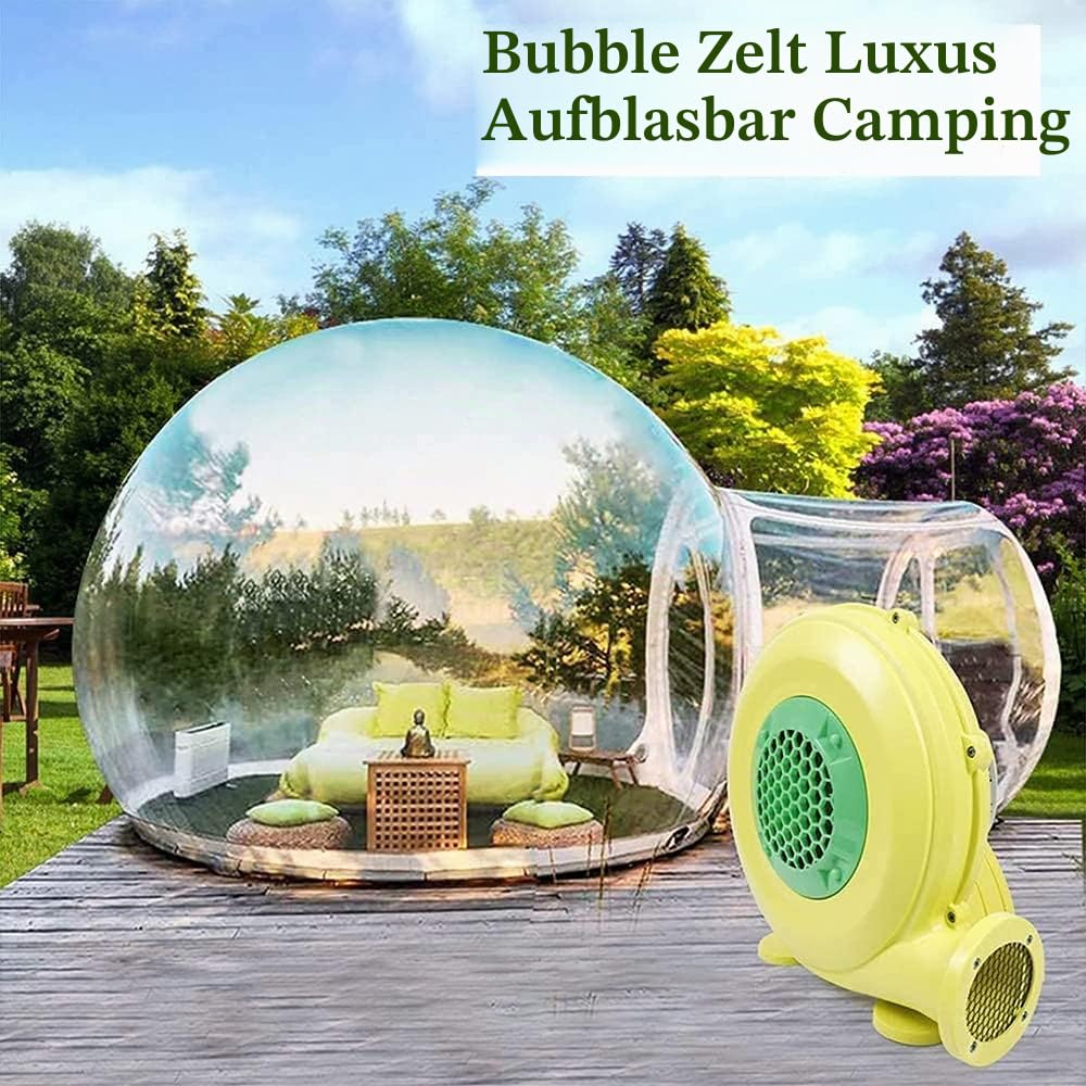 blase zelt 13 Fuß Blasenzelt im Freien, Großes Bubble House Dome Aufblasbares Zelt, Eco-Campingzelt mit einem Tunnel für Familien-Hinterhof-Stargazing-Party Sport & Freizeit �10>�25 Extra-length:+ 18