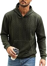 Men's Hoodie Long Sleeve Sports Hoodie Solid Color Slim Fit Pullover