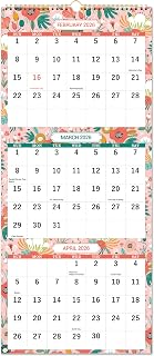 2026 Wall Calendar - Jan. 2026 - Dec. 2026, 3 Month Wall Calendar Display (Folded in one Month), 11.25" x 26", 3 Month Calendar 2026