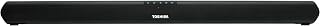 Toshiba TY-SBX130B 2.0 canais Bluetooth Soundbar TV Speaker: Barra de som com entradas ópticas, auxiliares, USB e controle remoto