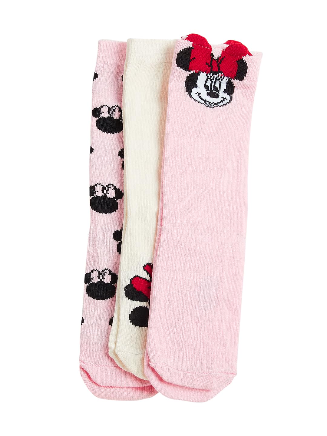 Max Girls Minnie Crew Length Socks - Pack of 3 - Review, Price and Buying Guide