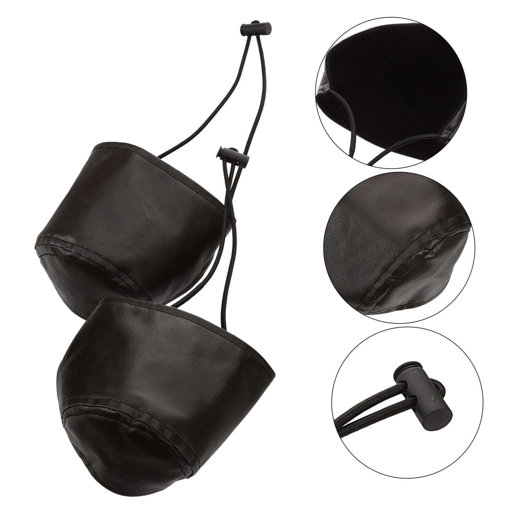 Didiseaon 8 Piezas cubierta del talón accesorios de coche accesorios para coche cubiertas de zapatos de para zapatos protección del calzado de tacones PU