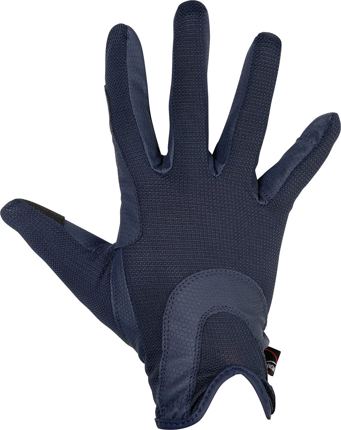 HKM Equestrian Horse Riding Gloves with Elastic Wrist and Mesh Grip | Breathable and Durable Material Combination of Polyester with Polyurethane