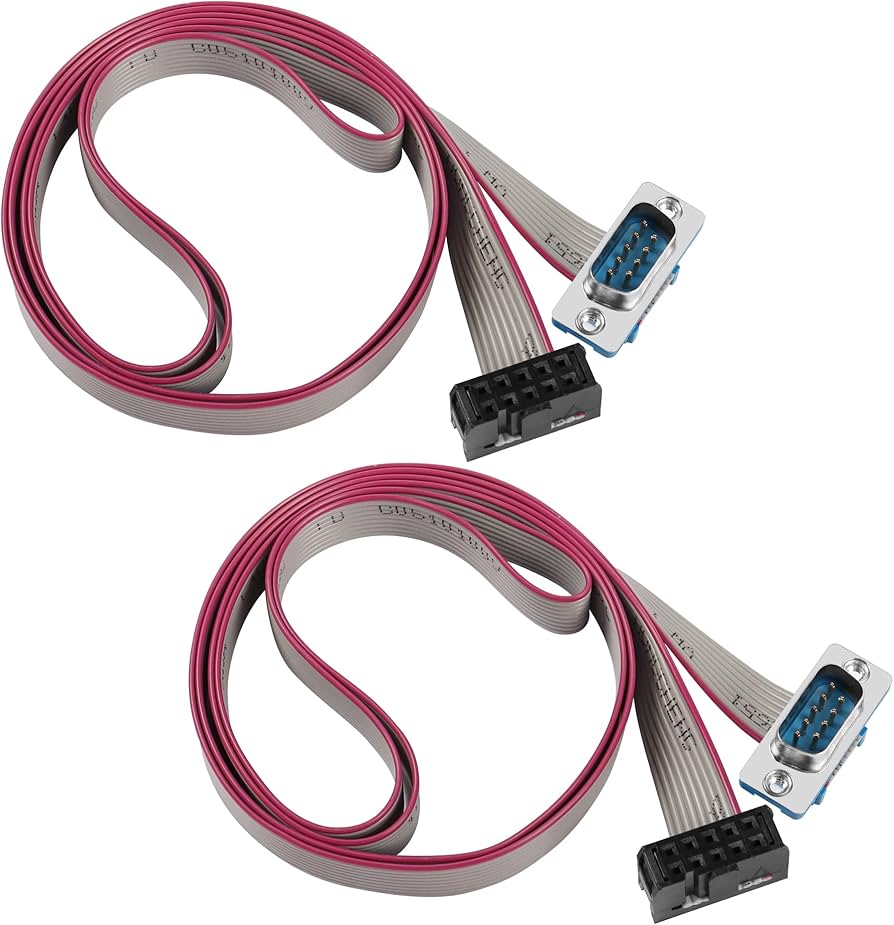 Amazon.co.jp: PNGKNYOCN DB9 - 10ピン IDCシリアルケーブル、RS232