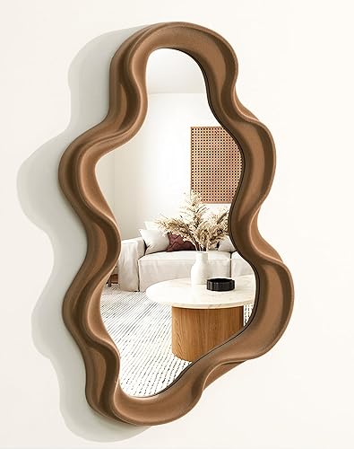 Irregular Wall Mirror Living Room Decor, Cloud Decorative Mirrors with
