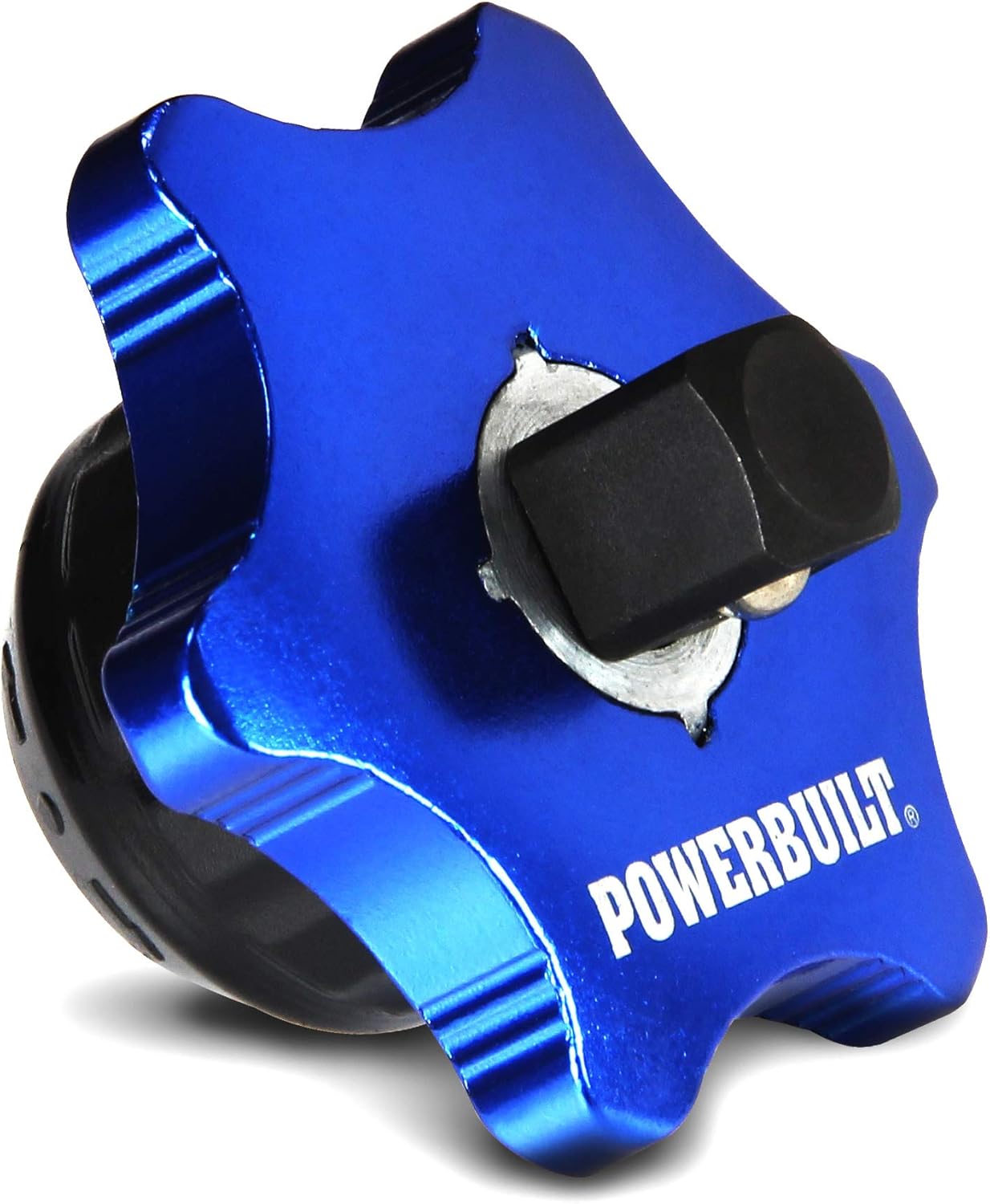 Powerbuilt 3/8 Inch Drive Palm Ratchet Handle, Finger Ratchet, Stubby