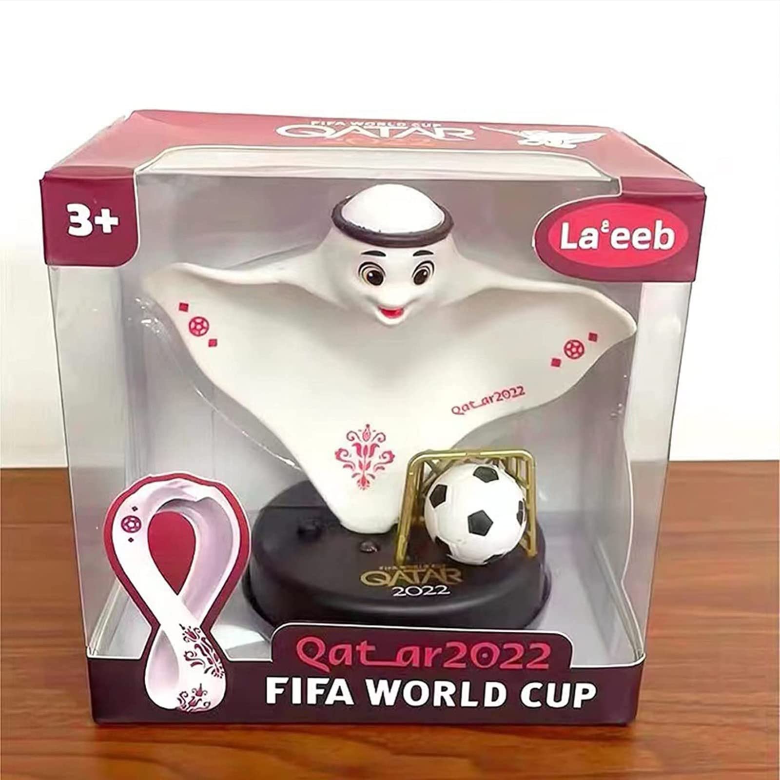 新品 2022 FIFAワールドカップ カタール マスコット ライーヴ 激レア カタールW杯で人気の「ライーブ」のフィギュアはメイド・イン