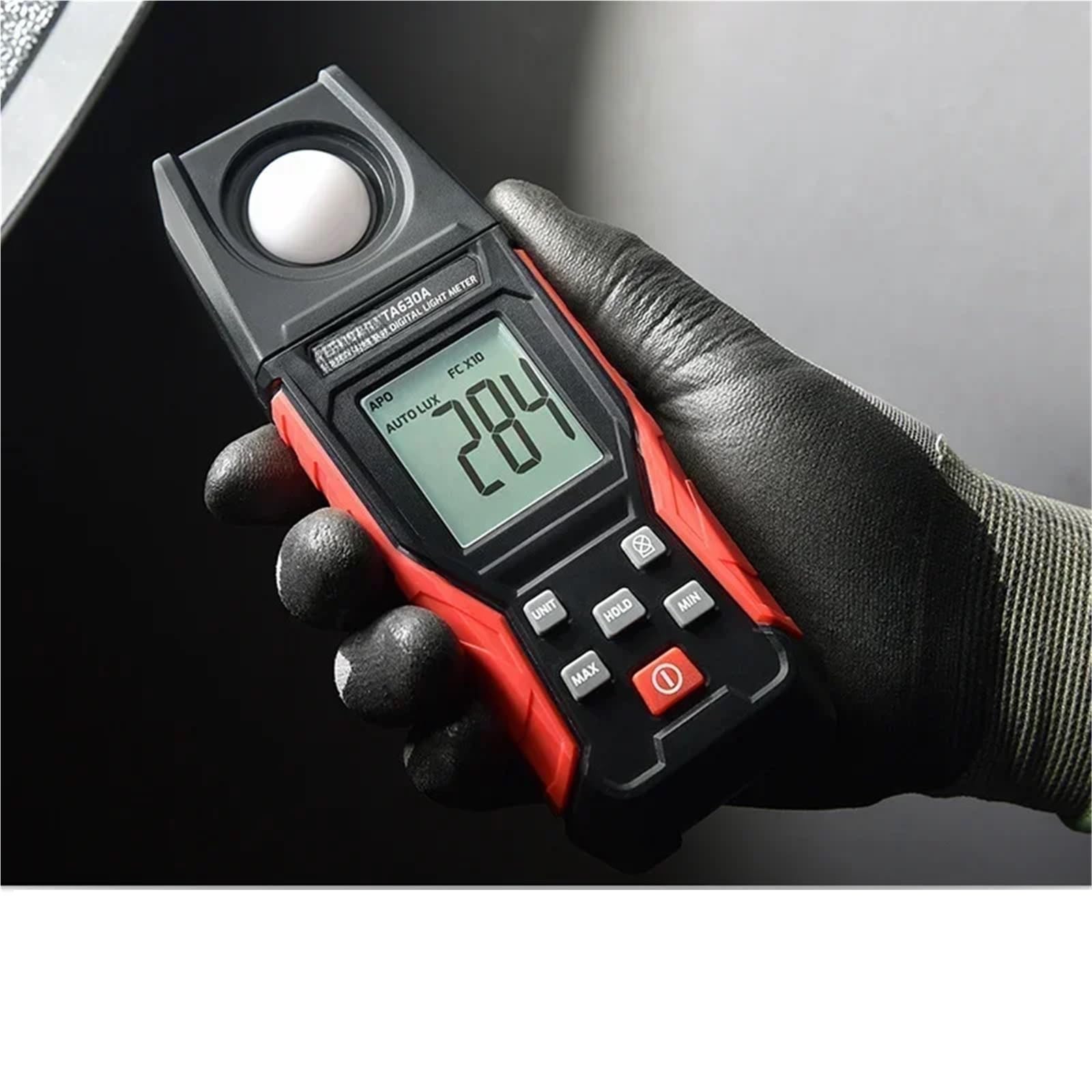 Medidor de luz, Iluminómetro Digital TA630A/TA630B, Medidor De Luz, Herramientas Luminancia Fotométrica Alta Precisión(TA630A Integrated)