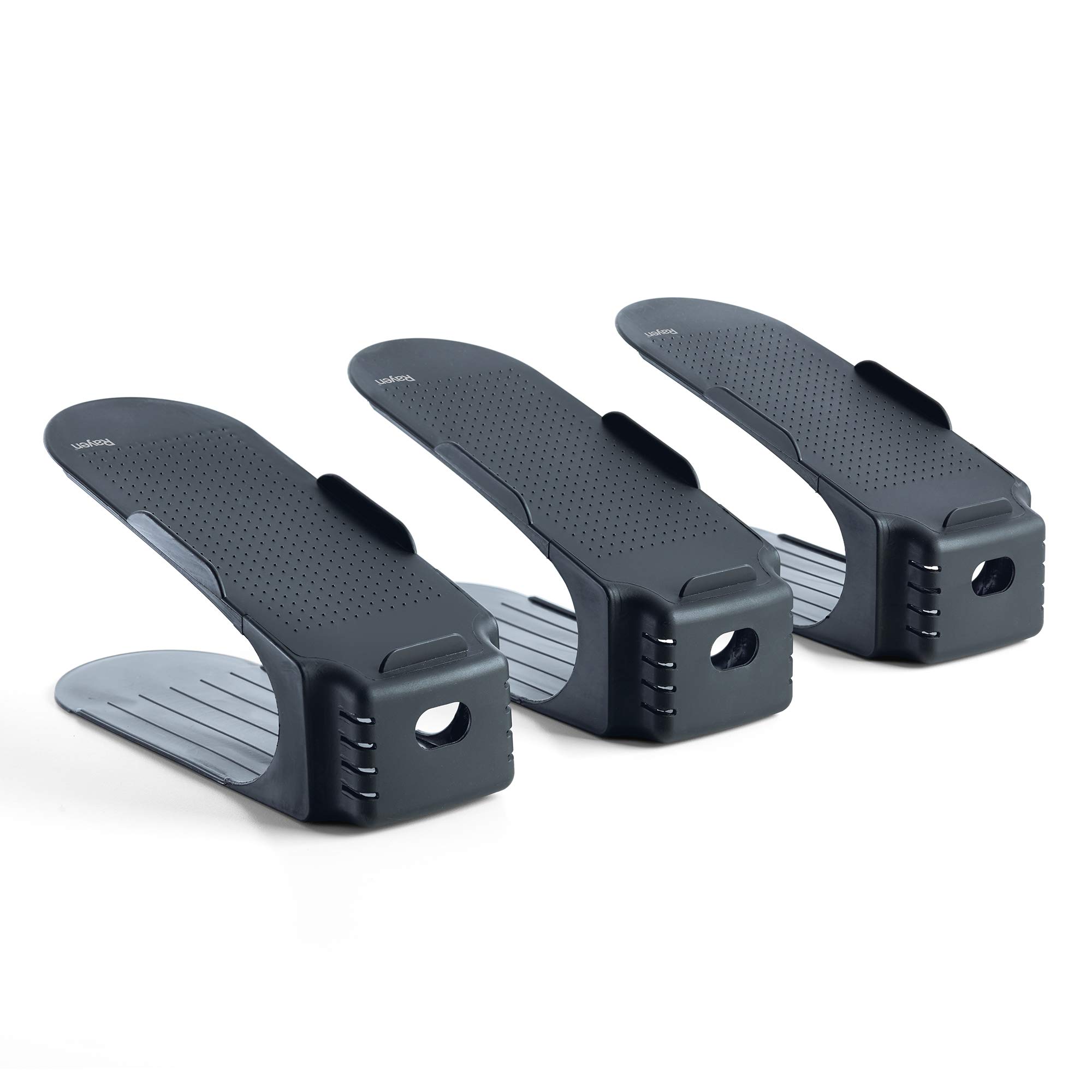 Rayen | Organizzatore di scarpe | 3 unità | Superficie antiscivolo | Misure: 25 x 6,5 x 26 x 13 x 10 cm