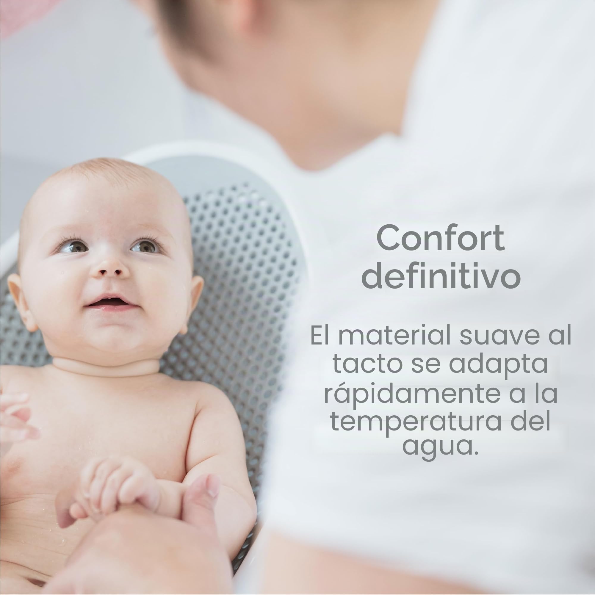 Angelcare - Soporte de baño para bebé. gris