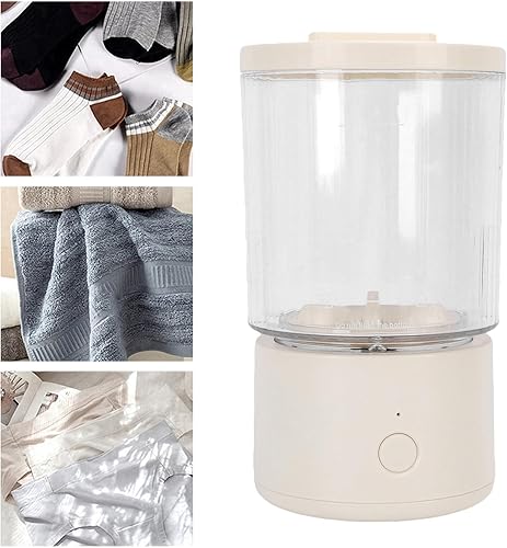 Miniatura 6 de Portable Mini Washing Machine, 1.6L Rechargeable Underwear Washer, Deep Cleans Baby Clothes, Socks, Laundry Small Washer for Apartment, Hotels,