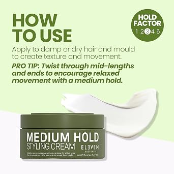 ELEVEN AUSTRALIA Hair Clay for Men and Women - Maximum Hold, Matte Finish for Texture, Long-Lasting Definition, Ideal for Short to Medium Hair - 3 oz