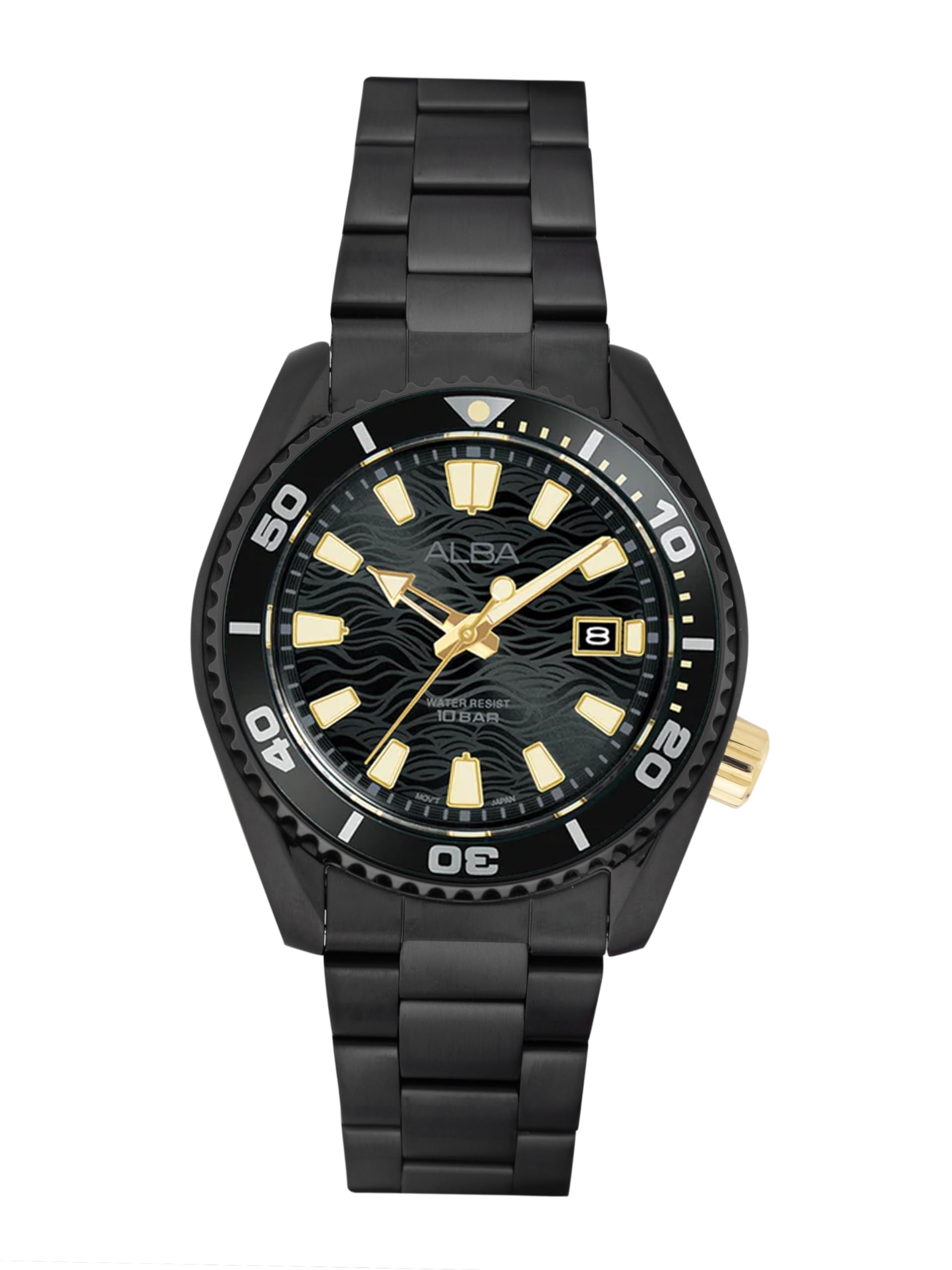 Alba Stainless Steel Men Analog Wristwatch As9R63X1, Black Dial, Black Band (B0CD5VSHRZ) Amazon Price History, Amazon Price Tracker