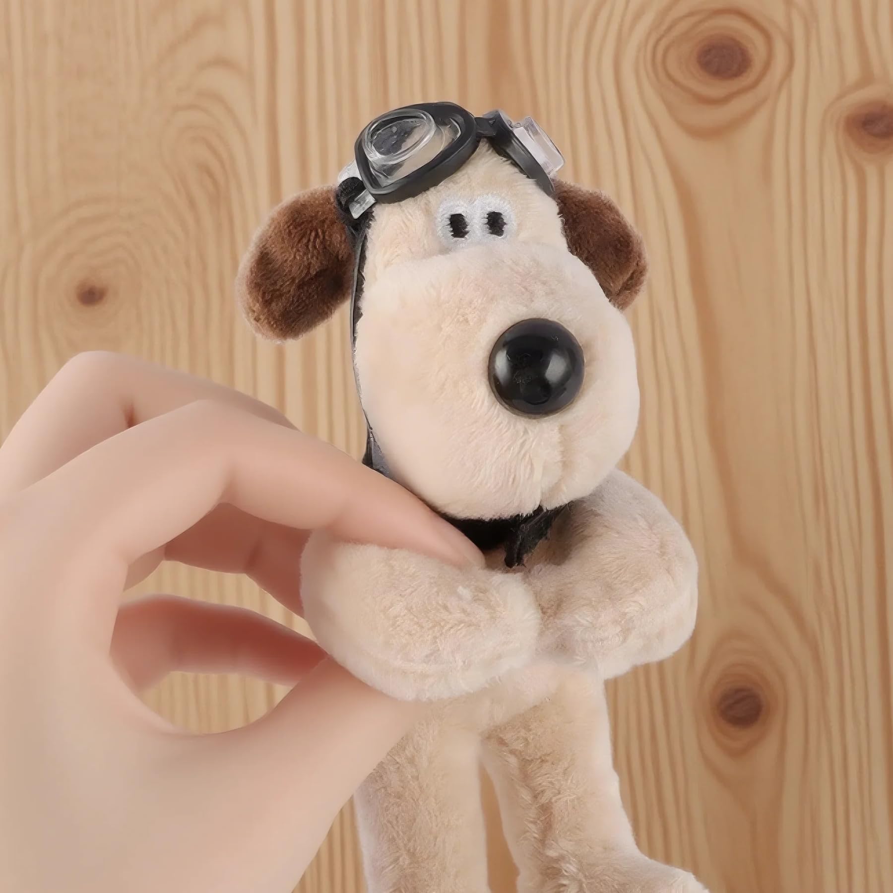 Figurine Chien Pour Tableau De Bord Voiture - 12cm, Marron - Décoration Essuie-glace, Humour