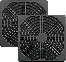 2pcs 3 in 1 Computer Dustproof Filter 120mm Plastic Black Computer Fan Colander Dust Net Dustproof Sponge Filter