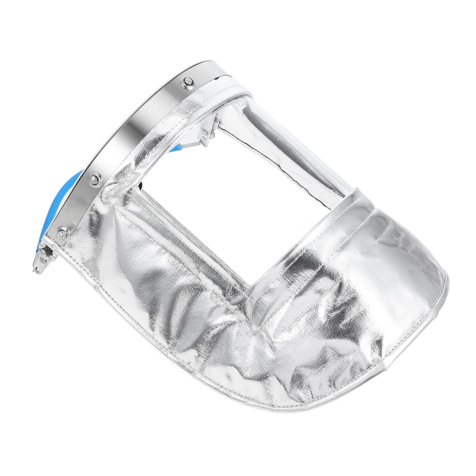 Voll Gesichtsschutzmaske aus Aluminiumfolie und Transparentem Material mit Hitzebeständigkeit und Ergonomischem Design für Schweißarbeiten und Hohe Temperaturen