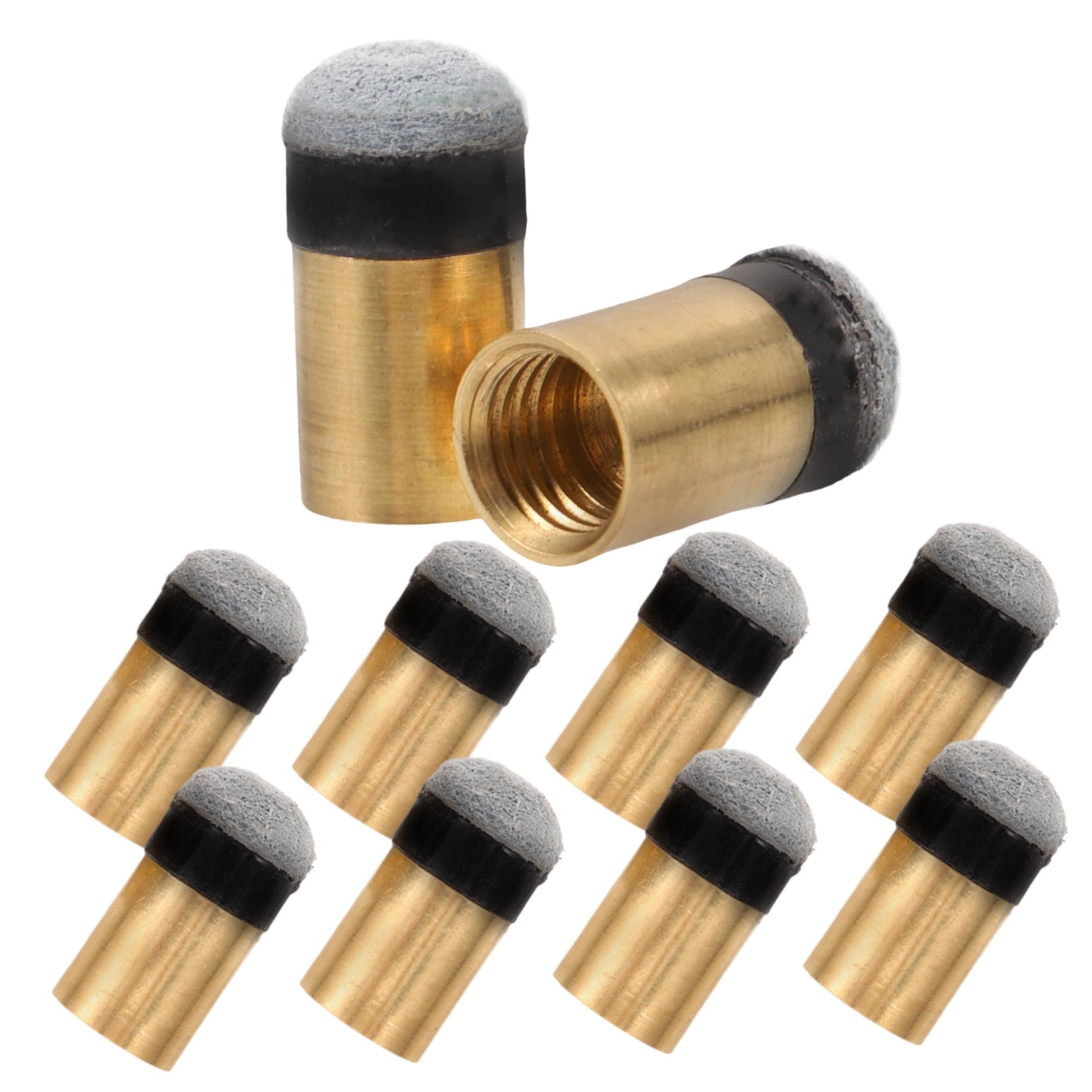 ifundom 10Pcs Replacement Pool Tips Durable Screw Billiard Tips for Enhanced Game Experience Lightweight Portable and Wear Resistant Accessories for Billiard Enthusiasts
