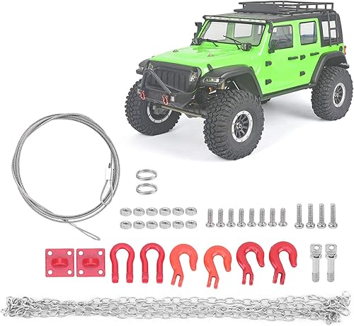Miniatura 4 de Cuerda de remolque a control remoto, hebilla de asistencia universal para automóvil, cadena de remolque, cuerda de remolque para 110 RC coche