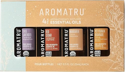 Kits de aceites esenciales - Orgánico y silvestre - Sin rellenos sintéticos - Certificado ISO Lab para pureza - Procedente éticamente de orígenes