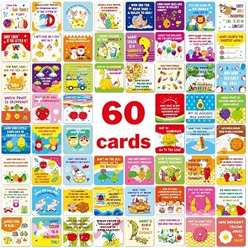 School Lunch Box Notes for Kids 60 Pack, Daily Inspirational Motivational Joke Cards for Boys and Girls Back to School Lunchbox Accessories for Kids Lunches