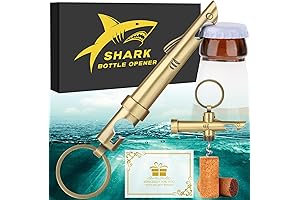 LKKCHER 2-in-1 Wine Bottle Opener Keychain - Novelty Keychain Corkscrew Opener for Wine & Beer