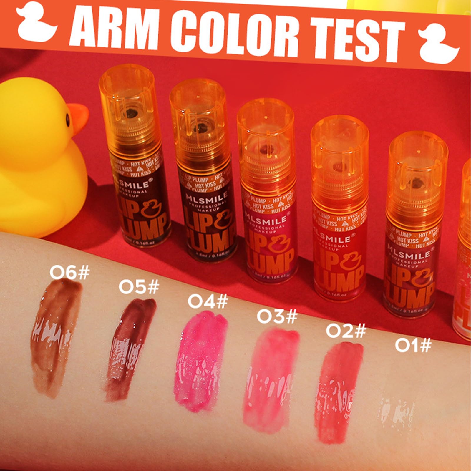 レイチェル❣️ 　KOKYU nuance color plamp lip Amazon.com : KYTVPL 6 Colors Duck Lip Plumper Gloss, Korean Clear