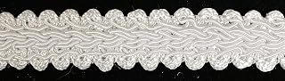 3/4" Chinese French Braid Gimp Trimming - 6 Continuous Yards - Many Colors! (White)