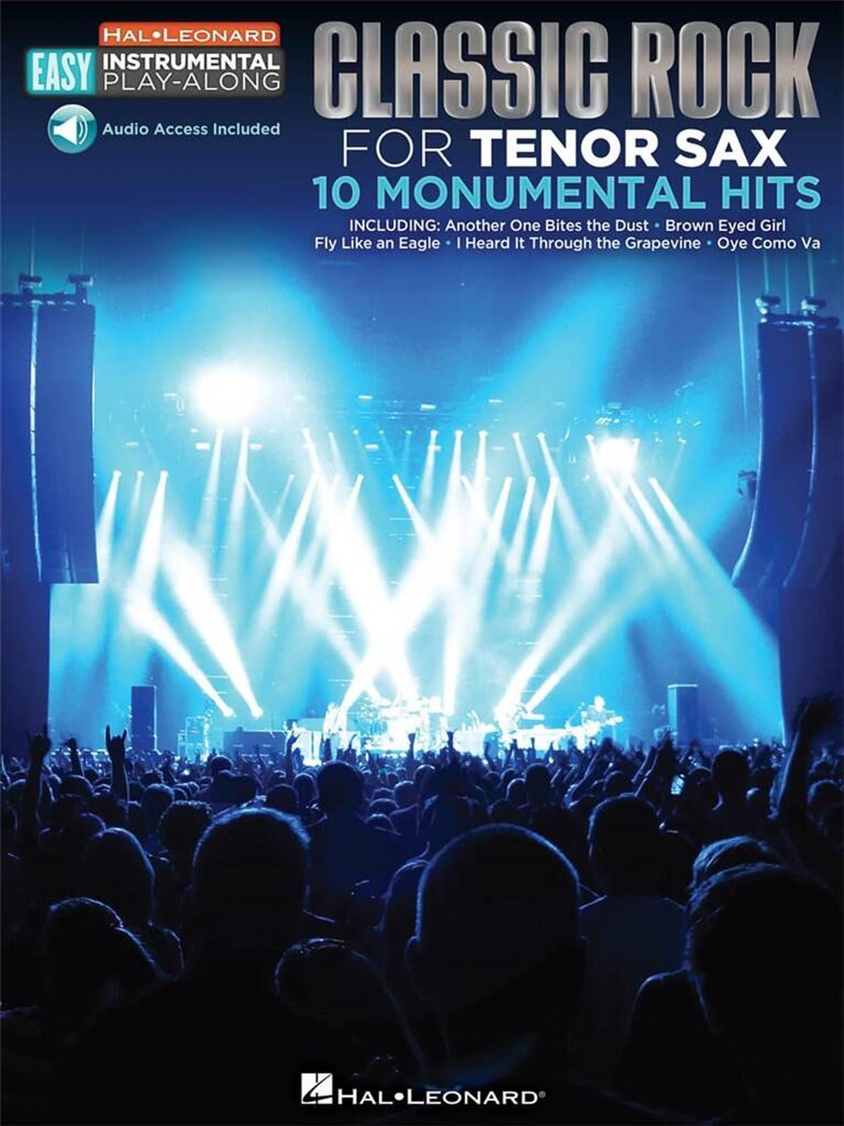 Easy Instrumental Play Along Classic Rock Tenor Sax Bk W Audio Downld (Hal Leonard Easy Instrumental Play-Along) (Includes Online Access Code)