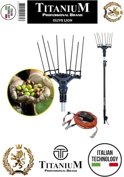 Titanium Olive Lion Plus Akülü Zeytin Hasat Makinesi ve GTA35 Akülü Budama