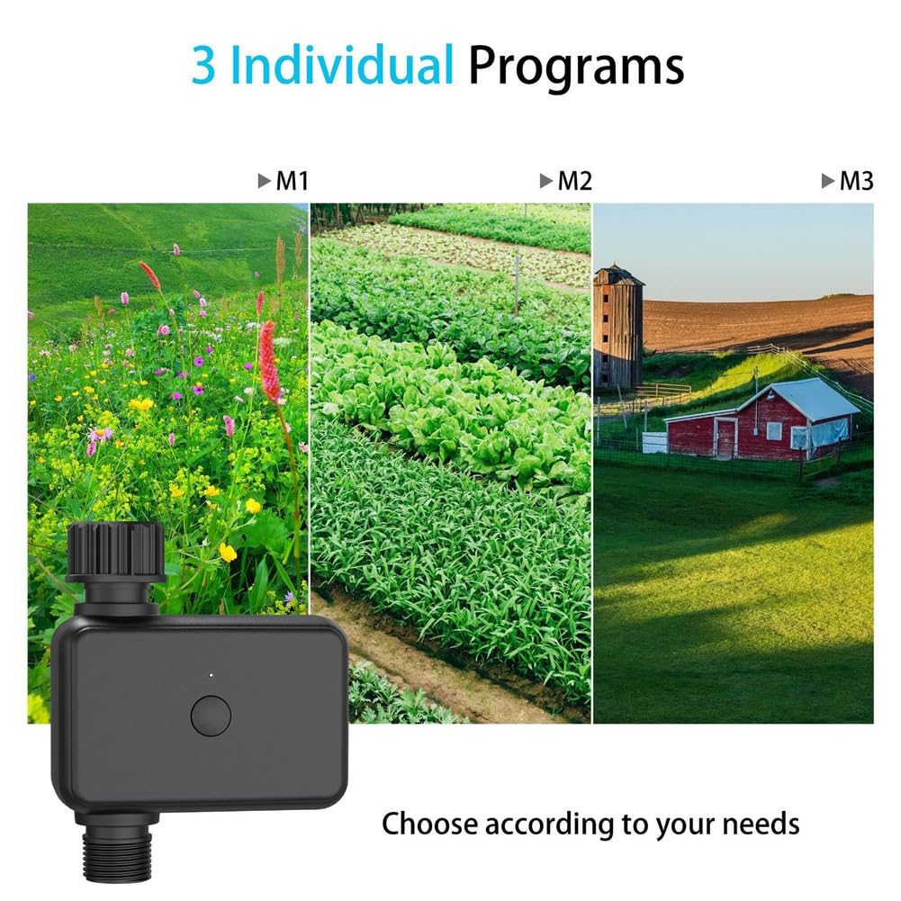 Dispositivo de riego automático Con HUB multi-líneas Manual Negro