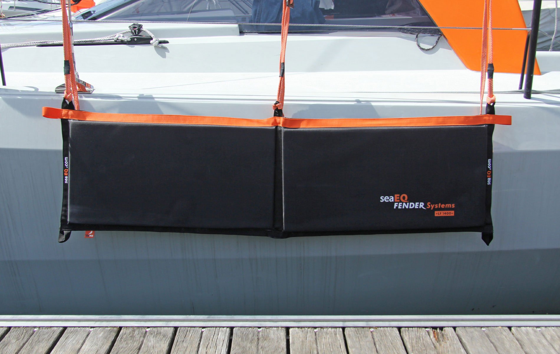 Kissenfender, Fendermatte, Flachfender LF 1400 schwarz