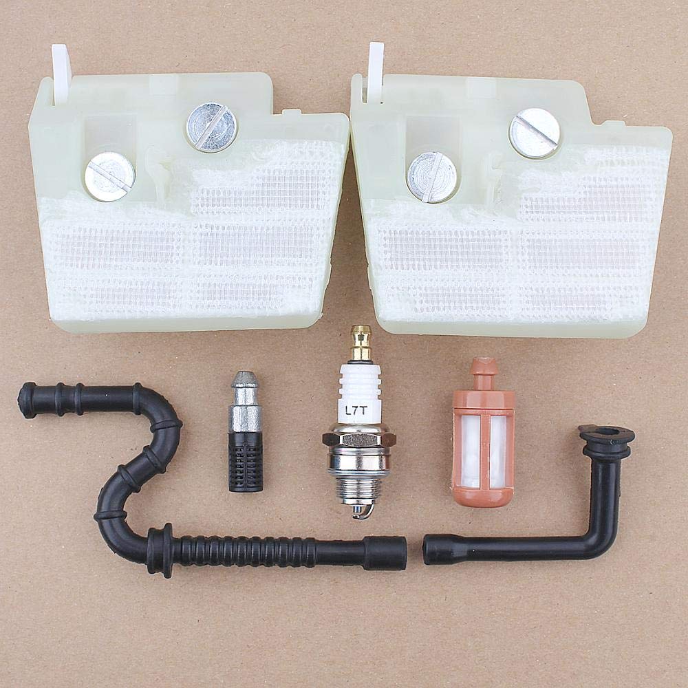 Herramientas de jardinería Kit de manguera de combustible de filtro de aceite de aire para motosierra Stihl MS240 MS260 024 026, pieza de repuesto 11211201617 w bujía бензопила